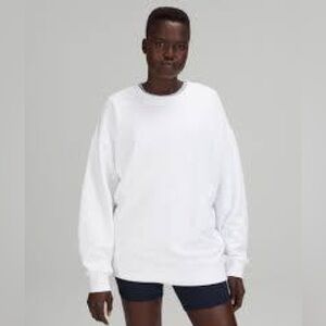 Lululemon perfectly oversized crew - size 12 - white